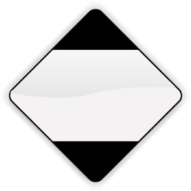 6. Где и при выполнении каких условий водитель должен прикрепить к транспортному средству (разрешенная максимальная масса 18 т) показанный на рисунке знак и какой размер должен иметь этот знак?
